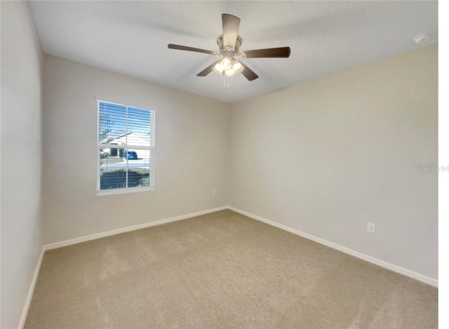 133 Hickory Course Cir, Ocala, FL 34472 - carpeted spare room with ceiling fan and a smoke detector