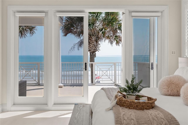 3309 Hill St, New Smyrna Beach, FL 32169 - interior space featuring a water view