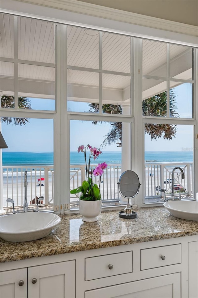 3309 Hill St, New Smyrna Beach, FL 32169 - detailed view of unending shoreline and a sink
