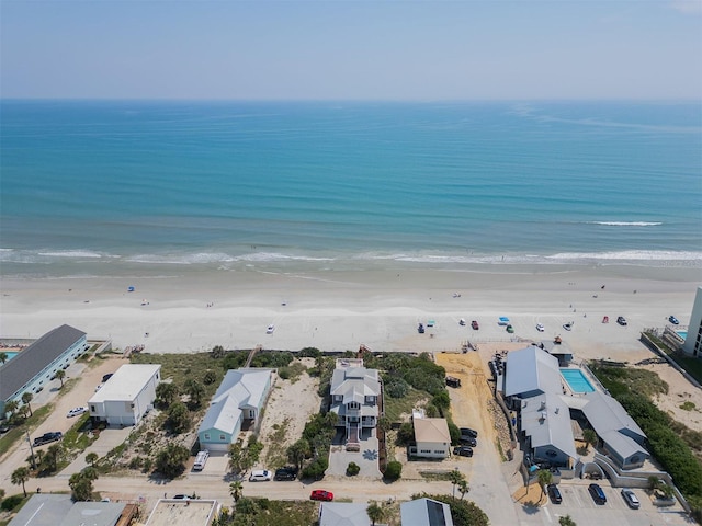 3309 Hill St, New Smyrna Beach, FL 32169 - bird's eye view of waterfront with a beach