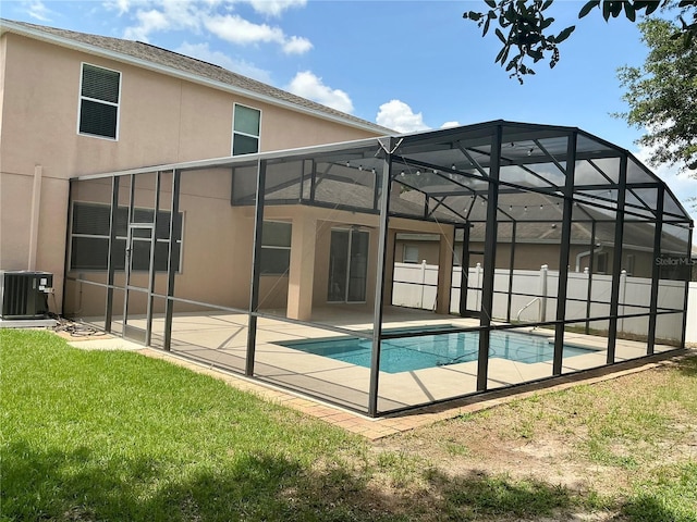 5917 Coquyt Dr, Mount Dora, FL 32757 - back of house featuring stucco siding, a patio, and a lanai