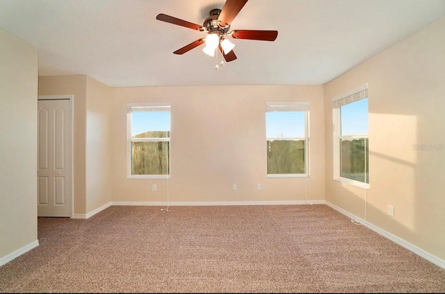 5917 Coquyt Dr, Mount Dora, FL 32757 - unfurnished room featuring carpet floors and ceiling fan
