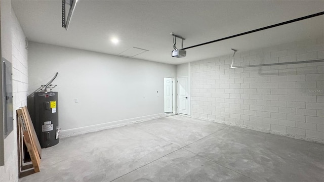 16252 SW 27th Terrace Rd, Ocala, FL 34473 - garage with water heater and concrete block wall