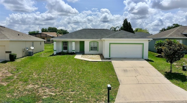 130 Winsor Ave, Davenport, FL 33837 - single story home with a garage, stucco siding, a front lawn, and driveway