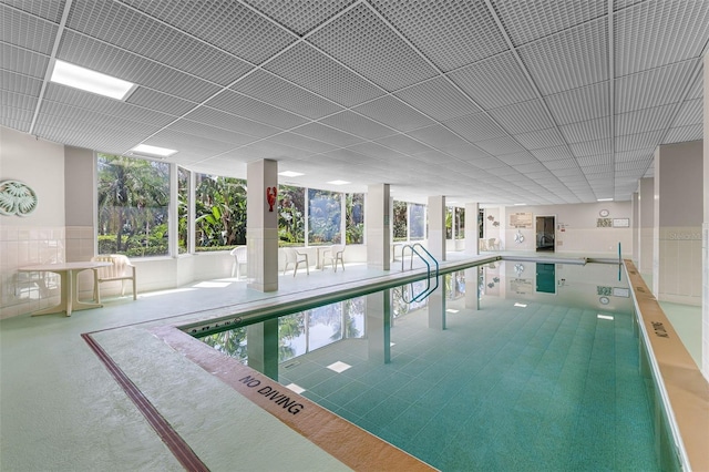 4 Oceans W Blvd Unit 502D, Daytona Beach Shores, FL 32118 - view of indoor community pool