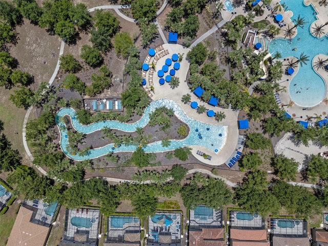5172 Oakbourne Ave, Davenport, FL 33837 - view of property location with a pool area
