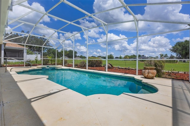 16243 Wilkinson Dr, Clermont, FL 34714 - view of swimming pool featuring a patio area and a pool with connected hot tub
