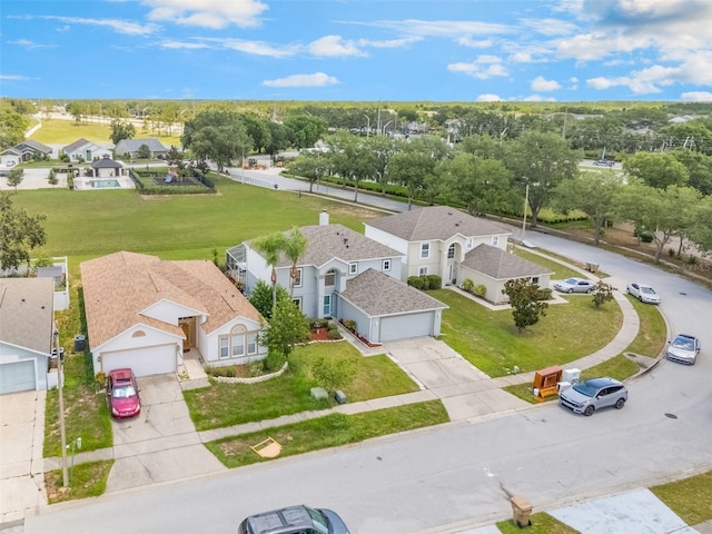 16243 Wilkinson Dr, Clermont, FL 34714 - aerial perspective of suburban area with a tree filled landscape