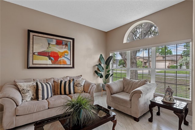 1225 Hollow Pine Dr, Oviedo, FL 32765 - living room with baseboards and a textured ceiling