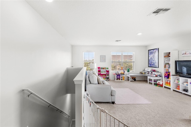 9024 Alba Ln, Kissimmee, FL 34747 - game room with carpet floors and recessed lighting