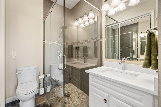 1443 Stone Trl, Enterprise, FL 32725 - bathroom with vanity and a shower stall