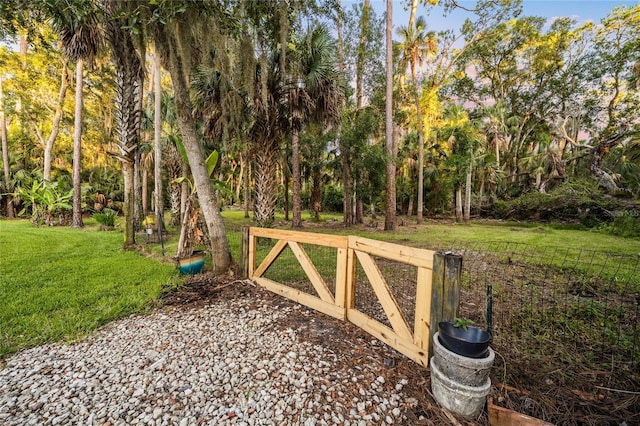 1443 Stone Trl, Enterprise, FL 32725 - gate with a lawn