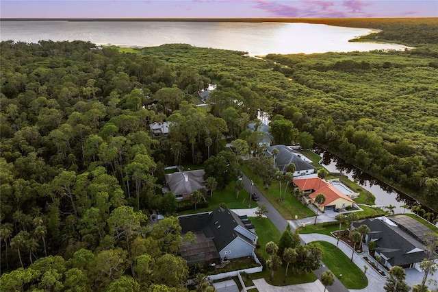1443 Stone Trl, Enterprise, FL 32725 - aerial view of property and surrounding area featuring a nearby body of water