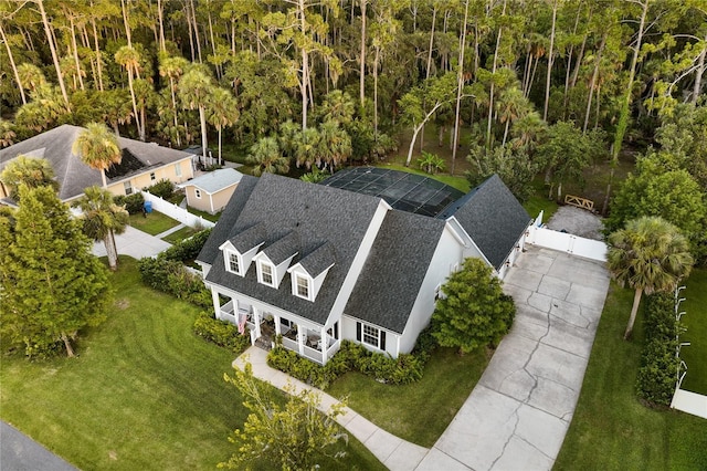 1443 Stone Trl, Enterprise, FL 32725 - aerial view of property and surrounding area