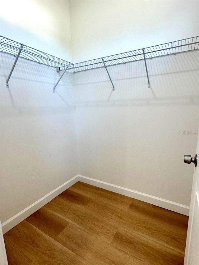2634 De Groodt Rd SW, Palm Bay, FL 32908 - walk in closet with wood finished floors