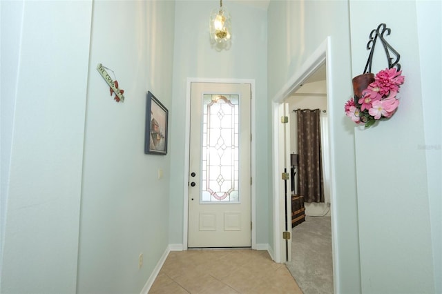 2362 Prairie Dunes, Clermont, FL 34711 - entrance foyer with light tile patterned flooring and baseboards