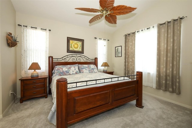 2362 Prairie Dunes, Clermont, FL 34711 - bedroom with multiple windows, light carpet, and ceiling fan