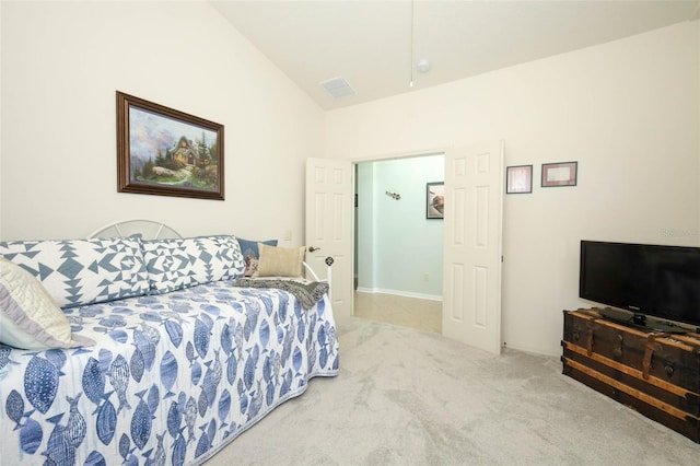 2362 Prairie Dunes, Clermont, FL 34711 - carpeted bedroom featuring lofted ceiling