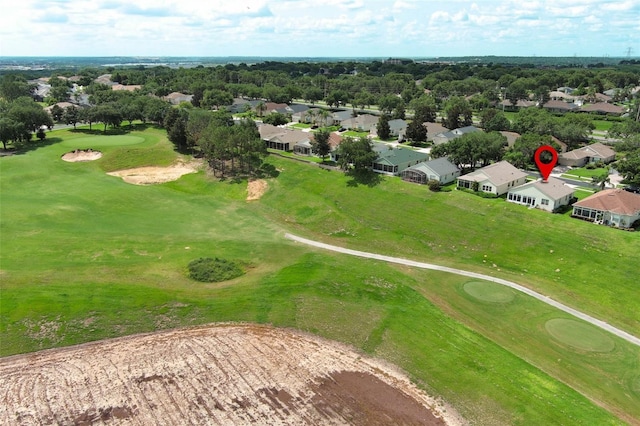 2362 Prairie Dunes, Clermont, FL 34711 - aerial perspective of suburban area with a golf course and a tree filled landscape