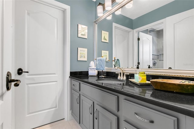 2388 Baronsmede Ct, Winter Garden, FL 34787 - bathroom featuring vanity and tile patterned floors