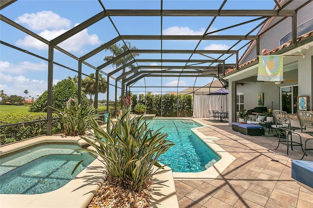 2388 Baronsmede Ct, Winter Garden, FL 34787 - swimming pool featuring an in-ground hot tub and a patio