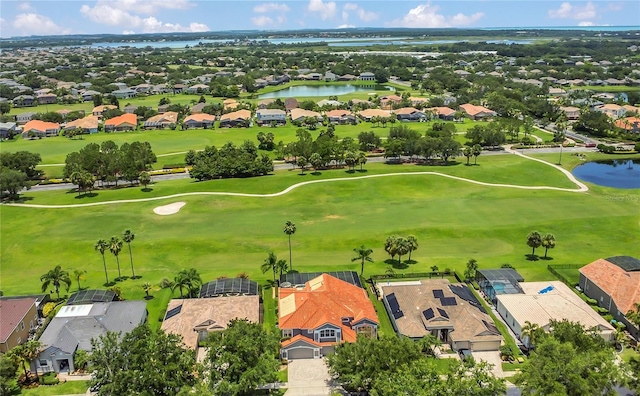 2388 Baronsmede Ct, Winter Garden, FL 34787 - aerial perspective of suburban area with a nearby body of water and a golf club