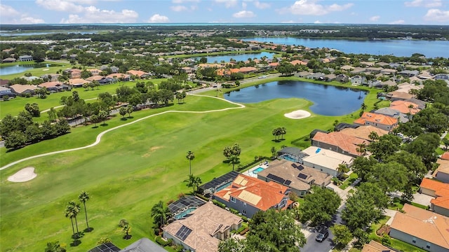2388 Baronsmede Ct, Winter Garden, FL 34787 - aerial perspective of suburban area with a nearby body of water and a golf club