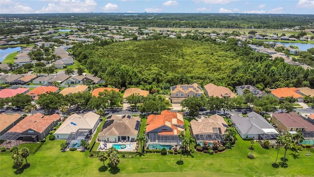 2388 Baronsmede Ct, Winter Garden, FL 34787 - aerial view of residential area with a large body of water