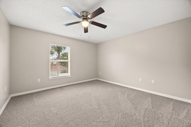 2725 White Magnolia Loop, Clermont, FL 34711 - unfurnished room with carpet flooring, a ceiling fan, and a textured ceiling