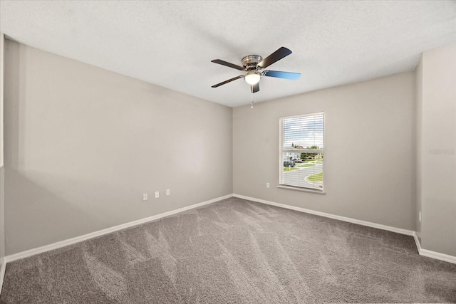 2725 White Magnolia Loop, Clermont, FL 34711 - carpeted empty room with a ceiling fan and a textured ceiling