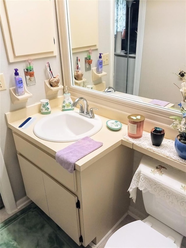 6640 121st Ave Unit 1, Largo, FL 33773 - bathroom featuring vanity and toilet