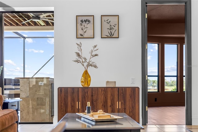 2873 Bellwind Cir, Rockledge, FL 32955 - dining area featuring light tile patterned flooring