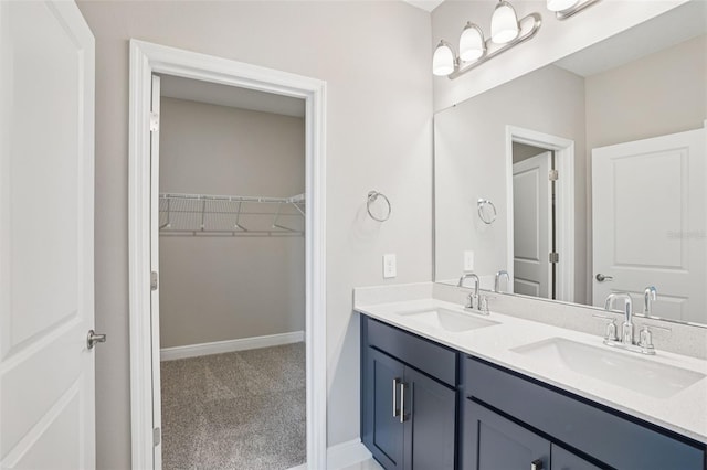 16526 Silver Brook Way, Winter Garden, FL 34787 - full bathroom featuring double vanity and a spacious closet