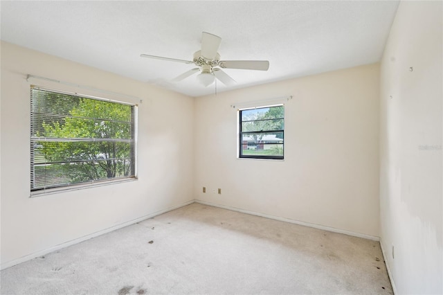 2020 Cocos Ct, Winter Park, FL 32792 - carpeted empty room featuring baseboards and ceiling fan
