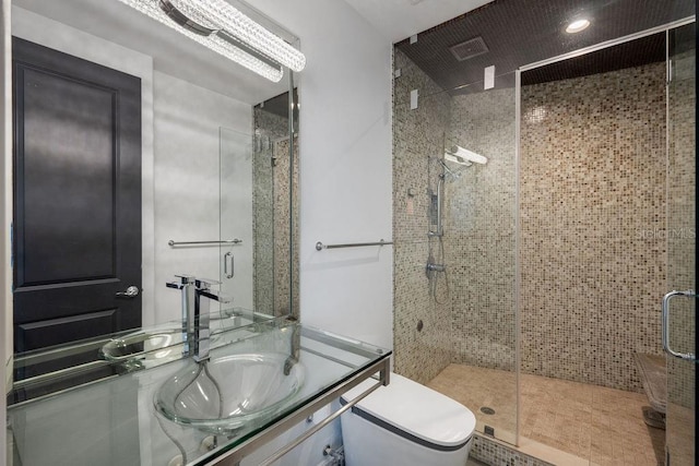 111 E Monument Ave Unit 801, Kissimmee, FL 34741 - full bath featuring a stall shower and vanity