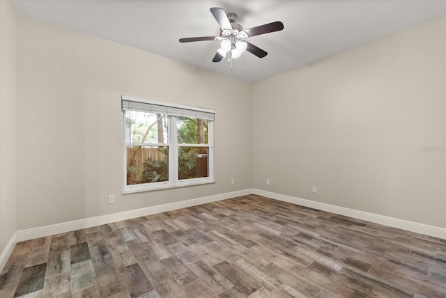 917 Southern Oak Ln, Apopka, FL 32712 - empty room featuring wood finished floors and a ceiling fan