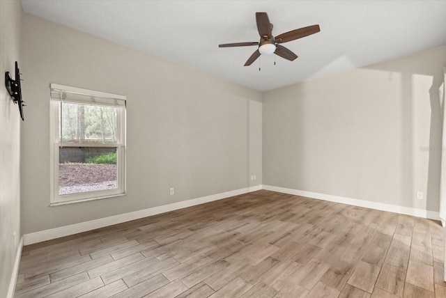 917 Southern Oak Ln, Apopka, FL 32712 - unfurnished room featuring light wood finished floors and ceiling fan