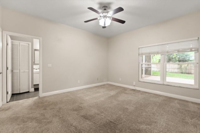 917 Southern Oak Ln, Apopka, FL 32712 - spare room with carpet flooring and a ceiling fan