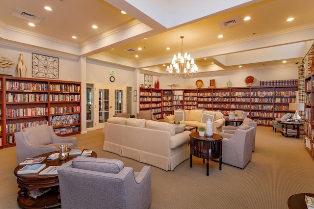 2440 Pawtucket Pass, Mount Dora, FL 32757 - common area featuring ornamental molding and recessed lighting