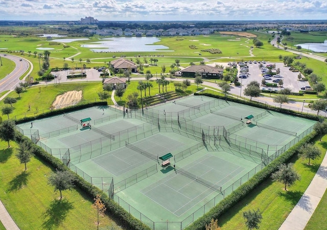 1452 Moon Valley Dr, Davenport, FL 33896 - drone / aerial view of a large body of water and a golf course