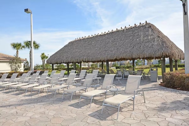 1452 Moon Valley Dr, Davenport, FL 33896 - view of patio / terrace featuring a gazebo