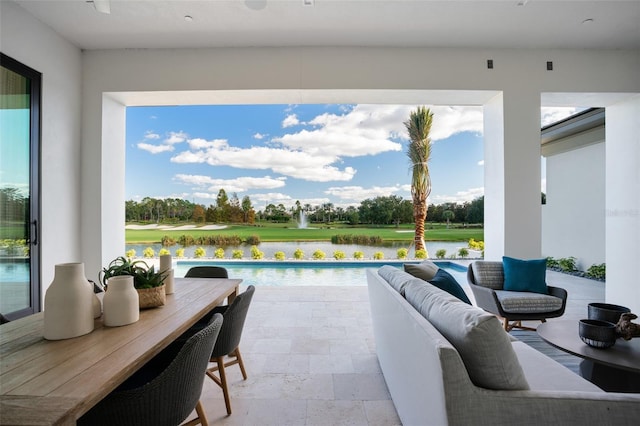 4007 Grande Brick Loop Unit 13, Orlando, FL 32837 - outdoor pool with a patio, a water view, and golf course view