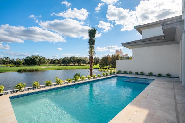 4007 Grande Brick Loop Unit 13, Orlando, FL 32837 - swimming pool with a water view