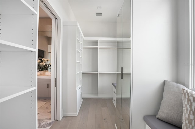 4007 Grande Brick Loop Unit 13, Orlando, FL 32837 - spacious closet featuring hardwood / wood-style floors