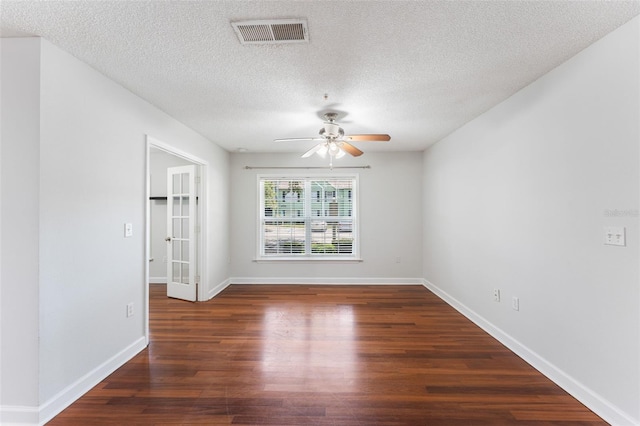2041 Dixie Belle Dr Unit 2041C, Orlando, FL 32812 - unfurnished room featuring a ceiling fan, wood finished floors, and a textured ceiling
