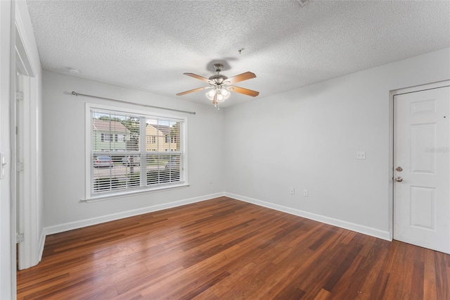 2041 Dixie Belle Dr Unit 2041C, Orlando, FL 32812 - spare room with wood finished floors, ceiling fan, and a textured ceiling