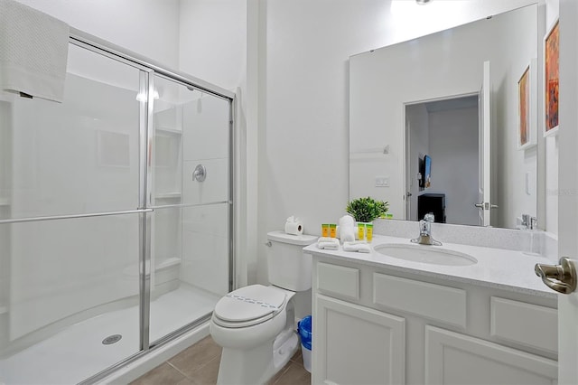 4429 Ganesha Loop, Kissimmee, FL 34746 - bathroom with a shower stall, vanity, and tile patterned flooring