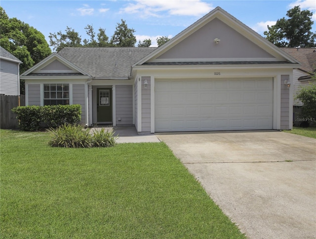 1026 Mccully Ct, Oviedo, FL 32765 - ranch-style home featuring driveway, a shingled roof, and an attached garage