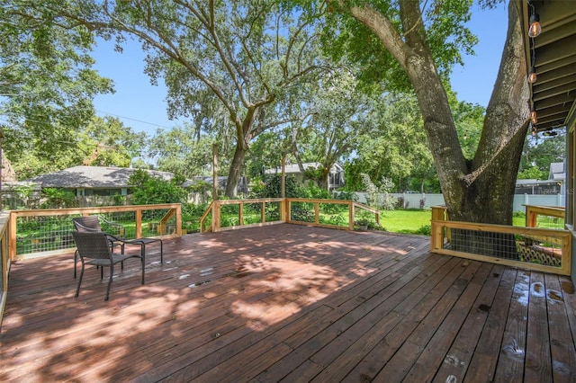 524 S Lakeview Ave, Winter Garden, FL 34787 - deck with a fenced backyard
