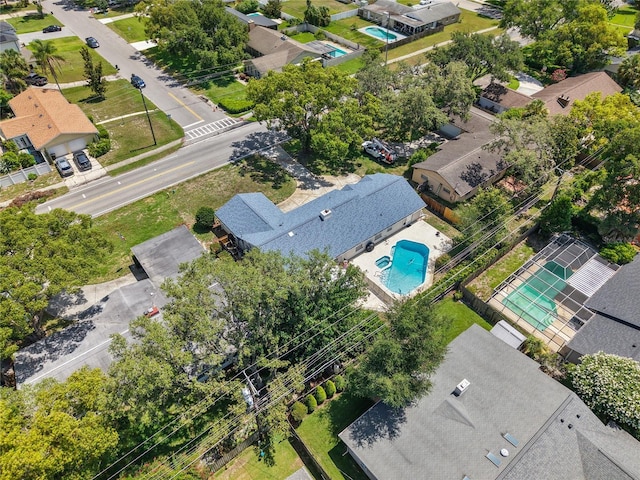 2220 Derbyshire Rd, Maitland, FL 32751 - aerial view of residential area with a pool